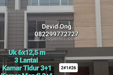 Dijual Rumah Golf Island Ukuran 6x12,5 m di PIK Jakarta Utara