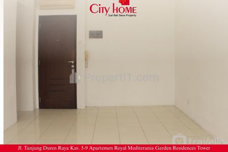 Jual Apartemen 3+1 BR Unfurnished di Apartemen Mediterania Garden Residences 2 Tanjung Duren Jakarta Barat