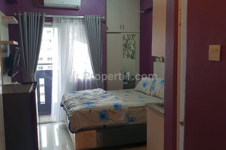 Disewakan Apartemen Hunian Lebih Mudah Tipe Studio Full Furnished Aman dan Nyaman di Green Pramuka City