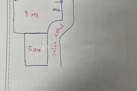DIJUAL SEBIDANG TANAH YANG BERLOKASI DI RAMBAY GANG.PELUKIS BELAKANG SD.IT ADZKIA LUAS TANAH 13 Are/1.300m² HARGA /m² : RP. 1.850.000