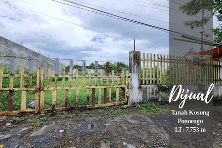 Dijual Tanah Kosongan di Babadan, Kota Ponorogo