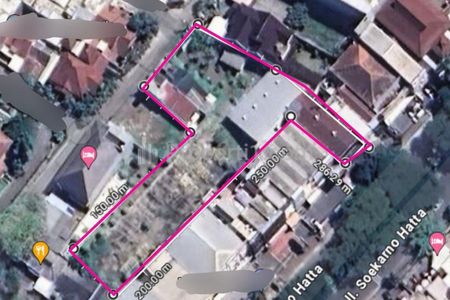Gedung Dijual / Disewakan di Poros Jalan Soekarno Hatta Malang