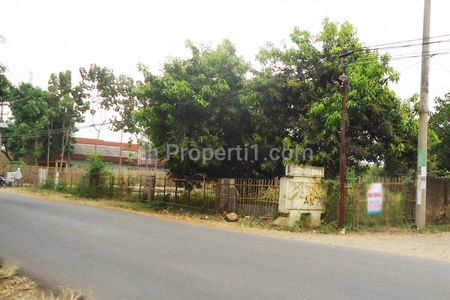 Dijual Tanah di Haurgeulis Indramayu Jalan Utama Murah Banget