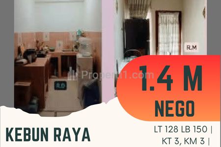 Jual Rumah 2 Lantai di KRR Kota Bogor Siap Huni