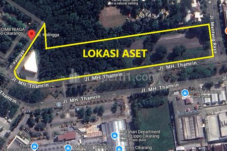 Jual Tanah 3,2 ha di Pusat Kawasan Bisnis Cikarang, Bekasi - di Bawah Harga Pasar