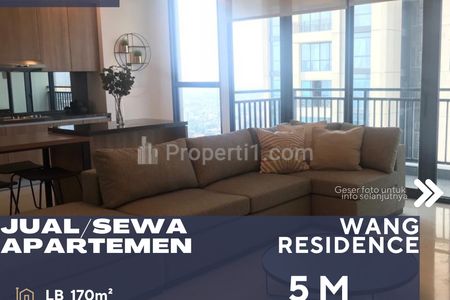 Dijual / Disewakan Apartemen Wang Residence 3+1BR Full Furnish di Kedoya Jakarta Barat