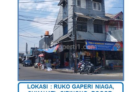 Jual Cepat Harga Spesial Ruko Hook 2,5 Lantai di Ruko Gaperi Niaga, Sukahati, Cibinong, Bogor