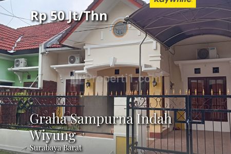 Disewakan Rumah Semi Furnish di Graha Sampurna Indah Wiyung Surabaya