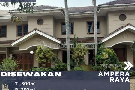 Disewakan Rumah Bagus Siap Huni Villa Cilandak, Ampera Raya, Cilandak, Jakarta Selatan