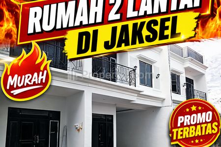 Dijual Rumah Baru 2 Lantai di Jagakarsa, Jakarta Selatan - Langka Banget!