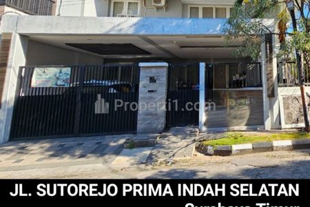Dijual Rumah Hook LT 275 m2 di Sutorejo Prima Indah Selatan, Surabaya Timur - Dekat ITS, Pakuwon City, Raya Mulyosari, Galaxy Mall