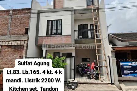 Dijual Rumah Ada (Penangkal Petir) di Sulfat Malang