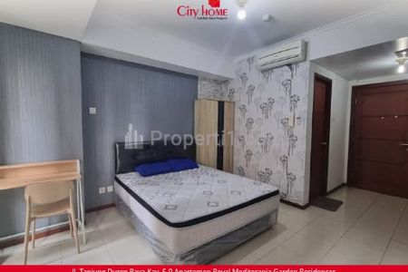 Disewakan Apartemen Studio Furnished Royal Mediterania Garden Residence at Podomoro City