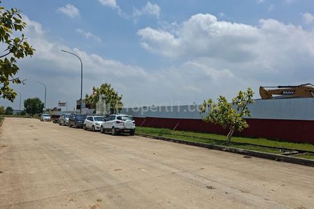 Sewa Gudang Baru Luas 12501m2 Bangunan 7912m2, Akses Kontainer di Kawasan Industri Delta Silikon 8, Cikarang, Bekasi, Jawa Barat