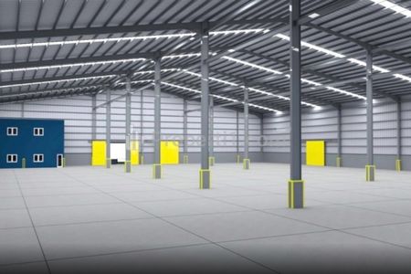 Sewa Gudang Baru Luas 8188m2 Bangunan 4830m2 Akses Kontainer di Kawasan Industri Delta Silikon 3, Cikarang, Bekasi, Jawa Barat