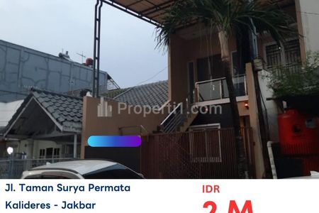 Dijual Lelang Rumah Murah Jalan Taman Surya, Jakarta Barat