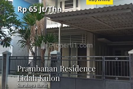 Disewakan Rumah Semi Furnish di Prambanan Residence, Lidah Kulon, Surabaya Barat