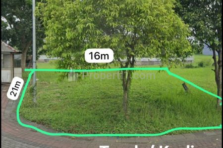 Dijual Tanah Kavling 321 m2 North Emerald Mansion Citraland TN3 - Hook - HGB - Surabaya Barat Lokasi Terdepan Dekat G- Walk, UNESA