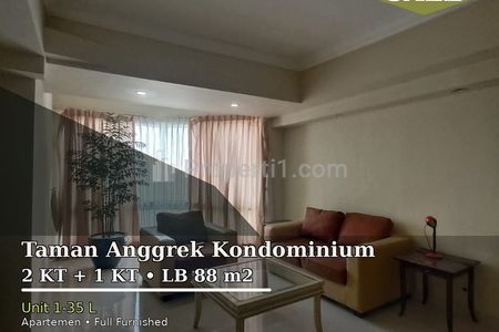 Jual Murah! Unit Apartemen Taman Anggrek Kondominium Siap Huni, Fully Furnished