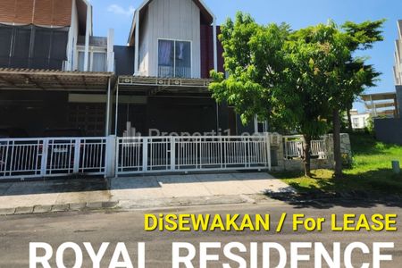 Disewakan Rumah Royal Residence Canal Park Wiyung Surabaya Barat Full Furnished Plus Kanopy Carport, Pagar