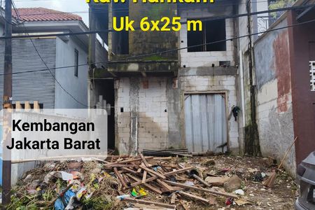 Dijual Tanah Kavling Hankam Ukuran 6x25 m, Kembangan, Jakarta Barat