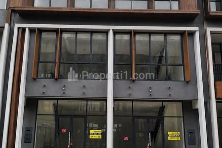Disewakan Ruko 3 Lantai di West Village BSD Tangerang – 2 Unit Gandeng Lokasi Ramai