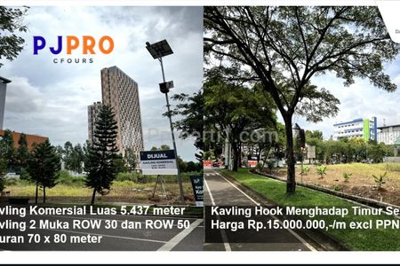 Dijual Kavling Komersial Siap Bangun di Jalan Bulevar Harapan Indah Bekasi