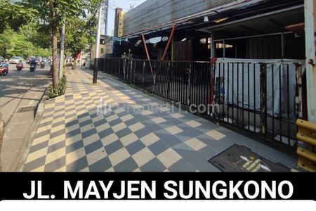 Dijual Tanah 758m2 + Ex Bengkel Mobil di Jl. Mayjen Sungkono Surabaya - Komersial Hadap 0 Jalan Raya - Spesial Lebar 31 Meter, Cocok Buat Segala Usaha