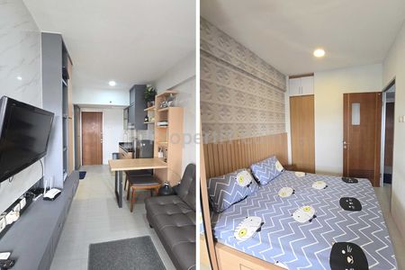 Disewakan Apartemen Puncak Kertajaya B Surabaya Timur 1 BR Furnished Lantai 8 REV.A281