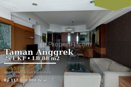 Sewa Hunian Nyaman & Strategis – Taman Anggrek Kondominium (2+1 KT) 🏙️