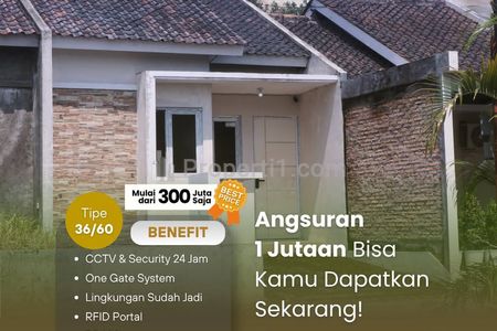 dijual rumah cukup membayar 5 Juta rupiah sudah dapat rumah plus free biaya-biaya