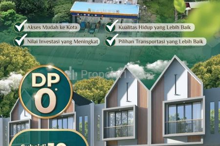 Dijual Rumah Modern Cluster Gate Exit Tol Sawojajar Malang 600 Jutaan