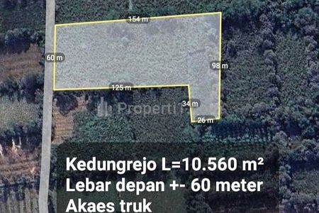 Dijual Tanah Kedungrejo Pakis Malang 350 Ribu