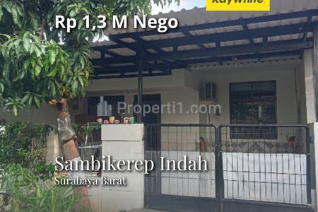 Dijual Rumah Sambikerep Indah, Sambikerep, Surabaya Barat
