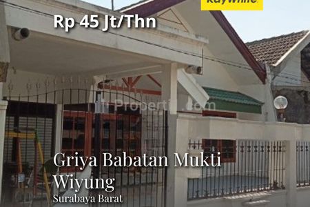 Disewakan Rumah Griya Babatan Mukti Wiyung Surabaya 