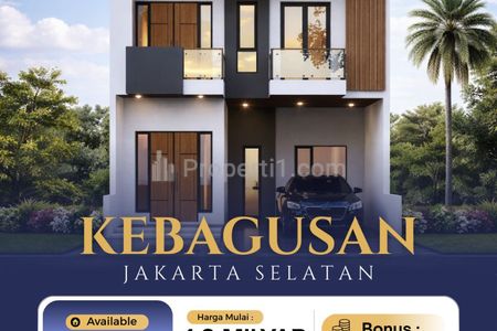 Dijual Rumah di Kebagusan Jakarta Selatan - Dekat Cilandak, M Kahfi1, Stasiun Lenteng Agung, Toll Andara, TB. Simatupang
