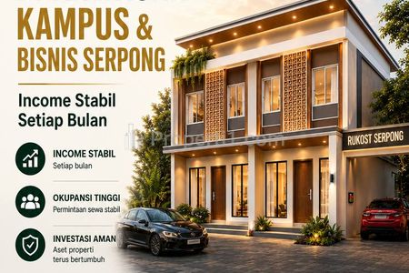 DIJUAL RUMAH KOST DI TANGERANG SELATAN – SERPONG