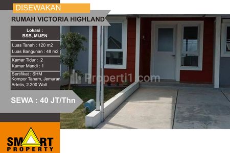 Sewa Rumah di Victoria Highland Citraland BSB Semarang