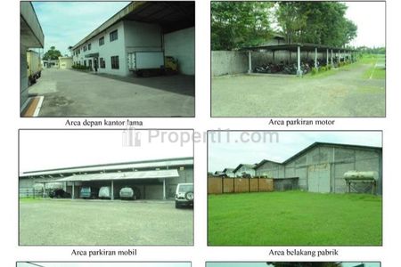 Jual Pabrik Daan Mogot Km. 19 Tangerang 43722m2 (4,3 ha), HGB, Nego