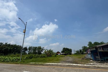 Dijual Kavling Tanah di Jalan Raya Subang Cikamurang Ds Sanca Gantar Indramayu