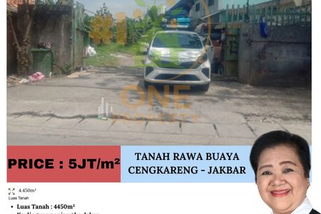 Dijual Tanah di Rawa Buaya, Cengkareng - Jakarta Barat