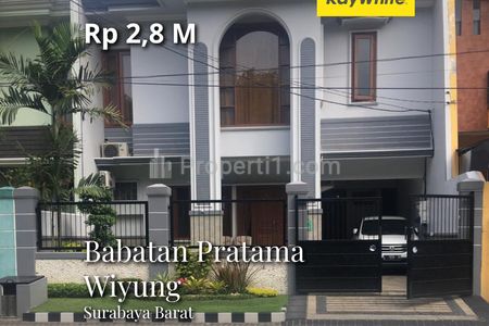 Dijual Rumah di Babatan Pratama Wiyung Surabaya Selatan