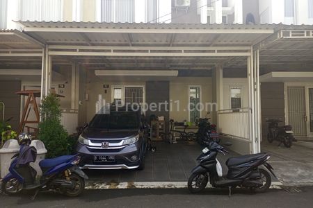 Tampak depan, carport 2 mobil