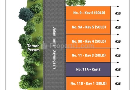Dijual Rumah Baru Mewah di Gayungsari, Surabaya Selatan