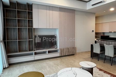 For Lease Apartment Brand New at 57 Promenade Thamrin Jakarta Pusat, Type 2+1 BR Furnished 115sqm Private Lift