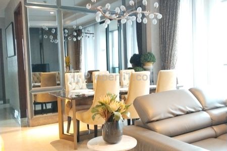 For Lease Luxurious Apartment District 8, SCBD South Jakarta - Type 2+1 BR 153 Sqm Furnished Private Lift