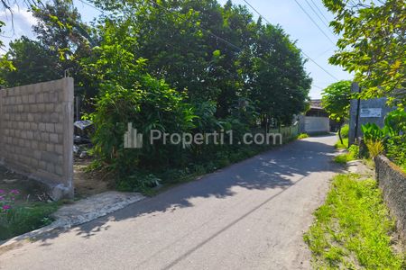 Jual Tanah Pekarangan Bagus Pinggir Jalan Aspal di Selatan Kampus UMY, Bantul, Yogyakarta 
