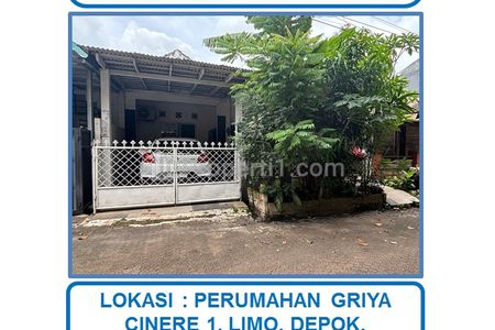 Jual Cepat Rumah Harga Spesial di Perumahan Bukit Griya Cinere 1, Limo, Depok, Jawa Barat