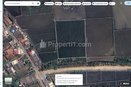Dijual Tanah Residensial Zona Kuning Lokasi Strategis, Investasi, Perumahan di Hurip Jaya, Babelan, Bekasi
