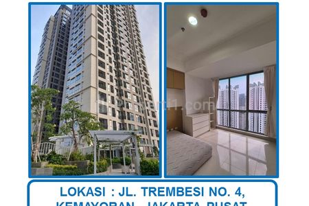 Jual Cepat Harga Spesial Apartemen Mansion Bougenvile Tipe 2 BR Semi Furnished di Pademangan, Jakarta Utara